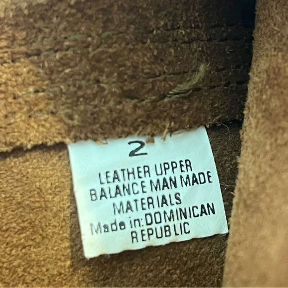 Minnetonka brown fringe 3 layer calf boots size 2 - Picture 10 of 10